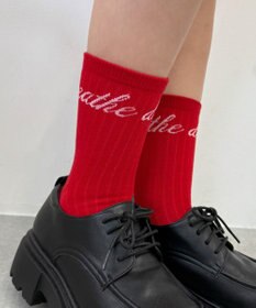 WEGO メッセージロゴソックス