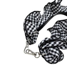 WEGO ギンガムフリルハンドストラップ