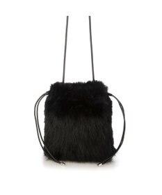 UNBILLION カシュカシュ cachecache / エコファーシンプル巾着ショルダーバッグ