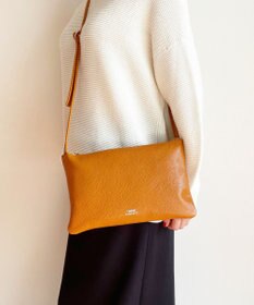 Hekhèr Le Style de Vie 新色追加【日本製】シュリンクレザー スクエアショルダーバッグ