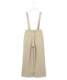 ICB L 【CLASSY.1月号掲載・2WAY・洗える】 クリアサテン ワイドストレートパンツ