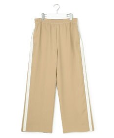 ICB ベルベットライン トラックワイドパンツ ベージュ