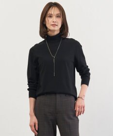 J.PRESS LADIES 【人気のため新色追加】PRINCE タートルネック ニット ブラック系