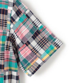 J.PRESS MEN 【KING SIZE】パッチワーク プルオーバーシャツ