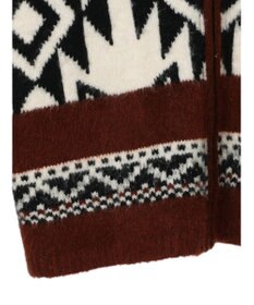 CRAFT STANDARD BOUTIQUE オルテガ柄ニットＺＩＰブルゾン