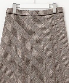 J.PRESS LADIES クラシカル グレンチェック フレアー スカート