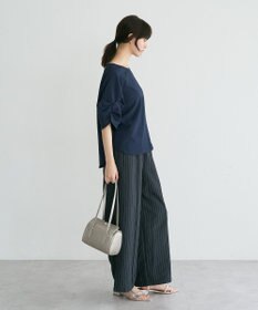 YECCA VECCA ハシゴレースタックスリーブブラウス