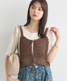 earth music&ecology フリンジニットビスチェ