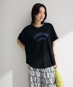 Green Parks 裾ラウンド機能ロゴTシャツ