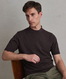 GOTAIRIKU 綿とポリのいいとこどり【洗濯機可】テーラード DRESS BIZ ニットTシャツ