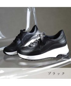 Pointer 日本製 本革厚底スニーカー