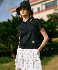 23区GOLF 【UNISEX】日常使いもしやすいシンプルデザイン 首後ろもしっかケアするネックカバー付バケットハット ギフトにもおすすめ◎