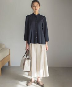 組曲 リヨセルシャーティングペプラム ブラウス