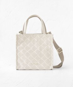 TOCCA CHECKER CLOVER EMBROIDERY MINI ミニバッグ