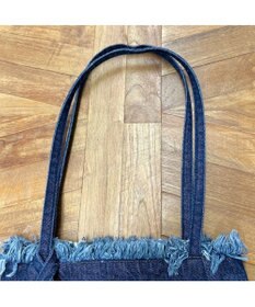 woadblue 【157】DENIM TIE TOTE デニムトートバッグ ダークブルー