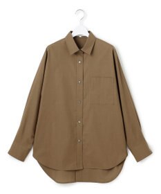 23区 【SLOW/一部店舗限定】ライトタンブラータフタ バックボタン シャツ