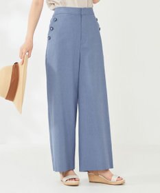 ANY SIS 【洗える】シャンブレーマリン パンツ