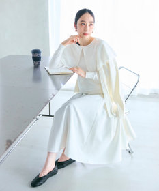 #Newans 【洗える】ケープカラープルオーバー