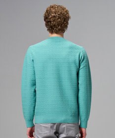 JOSEPH HOMME 新柄【イージーケア】 ヴィスコースリンクス　モックネックニット