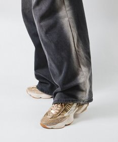 STEVE MADDEN SETBACK-R ラインストーンスニーカー