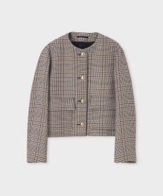 Paul Smith クラシックチェック ノーカラー ジャケット