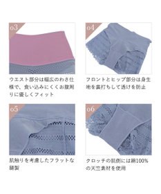 BRADELIS New York 【BRADELIS Me】 オールインワンスタイルショーツ ブラデリス 綿混ショーツ