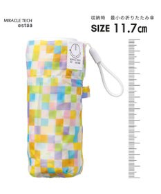 MOONBAT 【超コンパクト/晴雨兼用】Miracle Tech(ミラクルテック) 折りたたみ傘 コンパクト モザイク