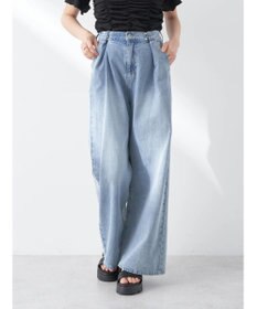 earth music&ecology タックホックデニムパンツ