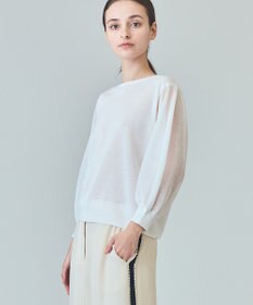 GRACE CONTINENTAL ラメシアーニットトップ