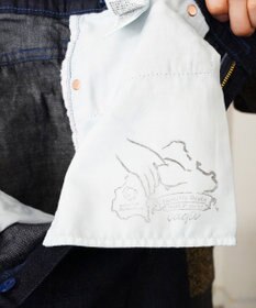 caqu FS linen ankle boy`s アンクル丈 ゆったりボーイフィットリネンデニム