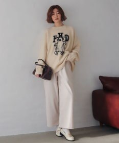 WEGO 【ユニセックス着用ITEM/MLサイズ展開/25年秋冬新作】ファジーグラフィックプルオーバー