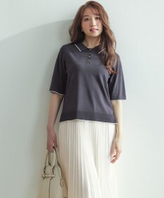 ANY SIS S 【アイスタッチ】ポロ ニット