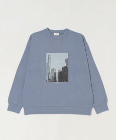 WEGO 【ユニセックス着用ITEM/2点SET/MLサイズ展開】アクセ付きフォトグラフィックプルオーバー