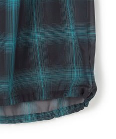 ICB L 【先行予約】ハイツイストシアーチェック ノースリーブブラウス