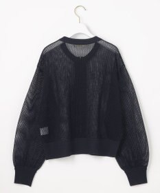 ANY SIS 【洗える】メッシュニット ブルゾン