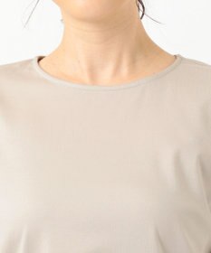 J.PRESS LADIES L 【UVケア・接触冷感】コンパクトコットンスムース 裾刺繍 カットソー