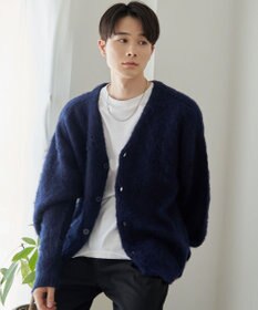 WEGO モヘアライクBIGカーディガン