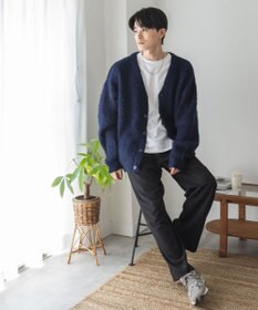 WEGO モヘアライクBIGカーディガン