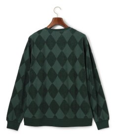 J.PRESS MEN アーガイルワントーンリンクス ロングスリーブ Tシャツ