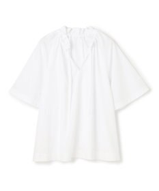UNFILO フリルネック ブラウス