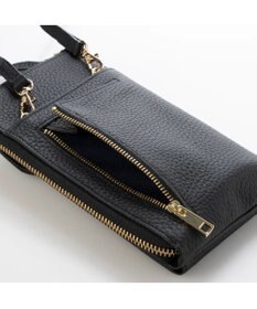 UNBILLION ペルケ perche / 牛革シュリンクタイプモバイルウォレットショルダー　旧8660