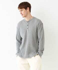 JOSEPH ABBOUD MOUNTAIN 【SPACE／UNISEX】OGコットンワッフル カットソー