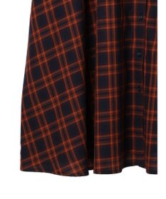 Green Parks ビエラチェックシャツワンピース