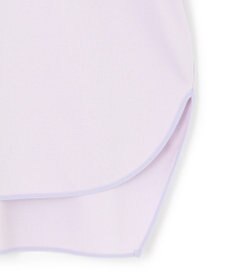 23区 【汗じみ防止/洗える】スムースデザイン フレンチスリーブ Tシャツ