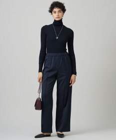 ICB 【洗える】Ｔ/Wブロード ワイドストレートパンツ