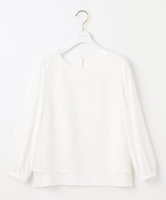 ANY SIS 【洗える】レイヤードレース ブラウス
