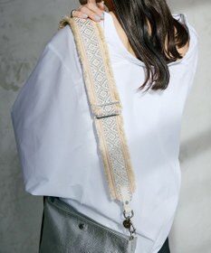 TOPKAPI 【TREASURE TOPKAPI】フリンジ ショルダーベルト 70mm