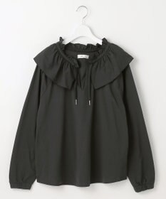 Feroux ラッシュガード ケープギャザー ブラウス