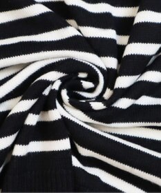 Tiaclasse 肩掛けボーダーフェイクカーデ