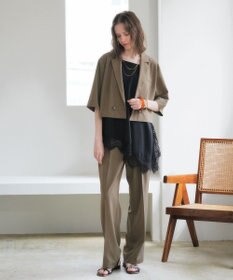 YECCA VECCA 2wayアシメデザインノースリーブブラウス